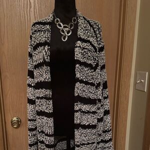 Black and White Duster